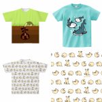 販売中の動物イラストTシャツ